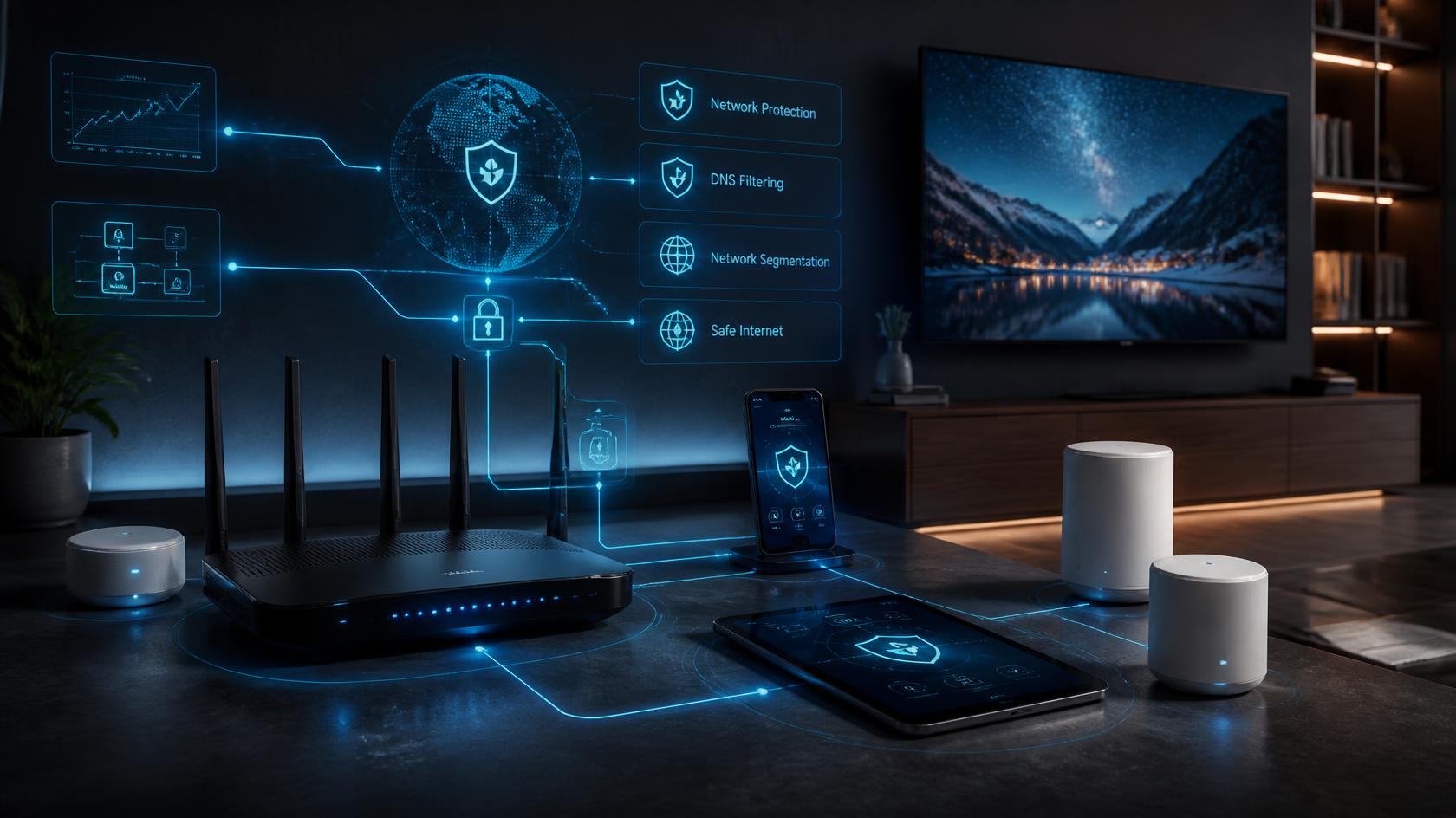 Veilige wifi en netwerkbeveiliging voor gezinnen — Amanah Protect